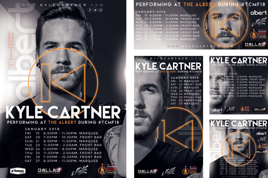 <span>Logo</span> Kyle Cartner TCMF 2018 Media Content
